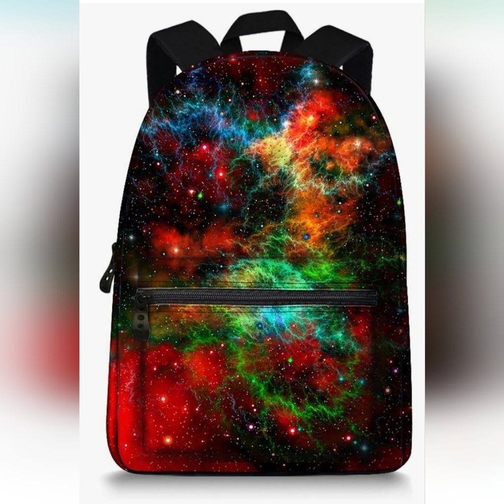 Galaxy Print Backpack